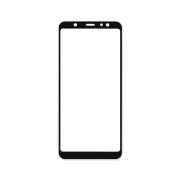 Стъклен протектор за Samsung Galaxy A6+ Plus 2018 (цветна рамка с цяло лепило)