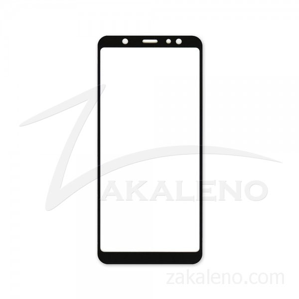 Стъклен протектор за Samsung Galaxy A6+ Plus 2018 (цветна рамка с цяло лепило)