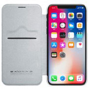 Кожен калъф Nillkin Qin за Apple iPhone X, XS