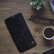Кожен калъф Nillkin Qin за Apple iPhone XR