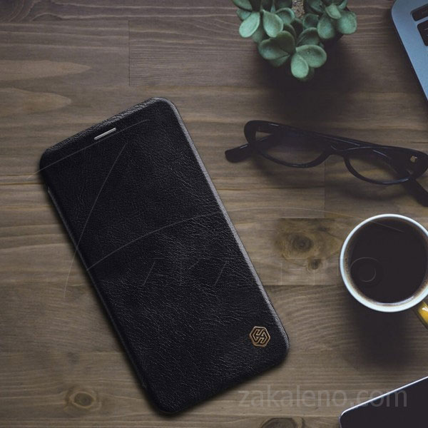 Кожен калъф Nillkin Qin за Apple iPhone XR