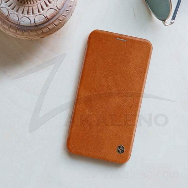 Кожен калъф Nillkin Qin за Apple iPhone XR
