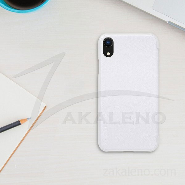 Кожен калъф Nillkin Qin за Apple iPhone XR