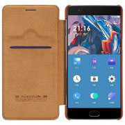 Кожен калъф Nillkin Qin за OnePlus 3