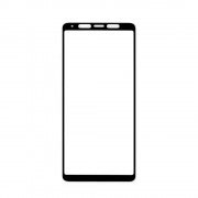Стъклен протектор за Samsung Galaxy A9 2018  (цветна рамка с цяло лепило)
