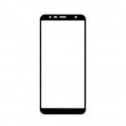 Стъклен протектор за Samsung Galaxy J6+ Plus 2018 (цветна рамка с цяло лепило)