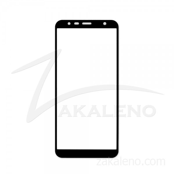 Стъклен протектор за Samsung Galaxy J6+ Plus 2018 (цветна рамка с цяло лепило)