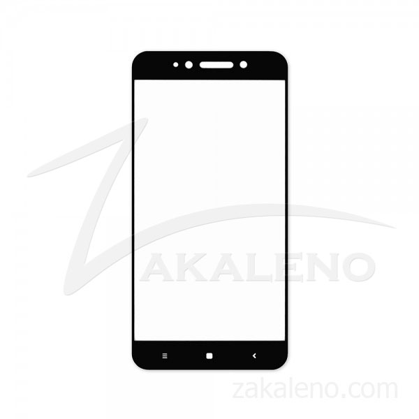 Стъклен протектор за Xiaomi Redmi Note 5A, Note 5A Prime (цветна рамка с цяло лепило)
