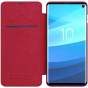 Кожен калъф Nillkin Qin за Samsung Galaxy S10