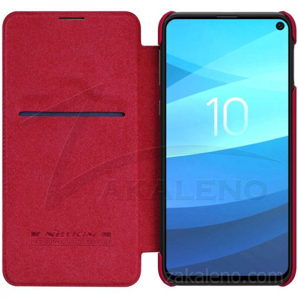 Кожен калъф Nillkin Qin за Samsung Galaxy S10e, S10 Lite