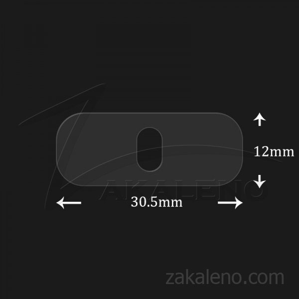 Гъвкав стъклен протектор за задна камера за LG G6