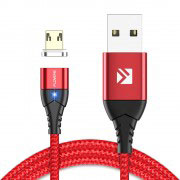 Магнитен кабел за зареждане/данни Floveme, USB 2.0 A – Micro USB B