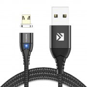 Магнитен кабел за зареждане/данни Floveme, USB 2.0 A – Micro USB B