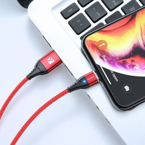Магнитен кабел за зареждане/данни Floveme, USB 2.0 A – USB Type C