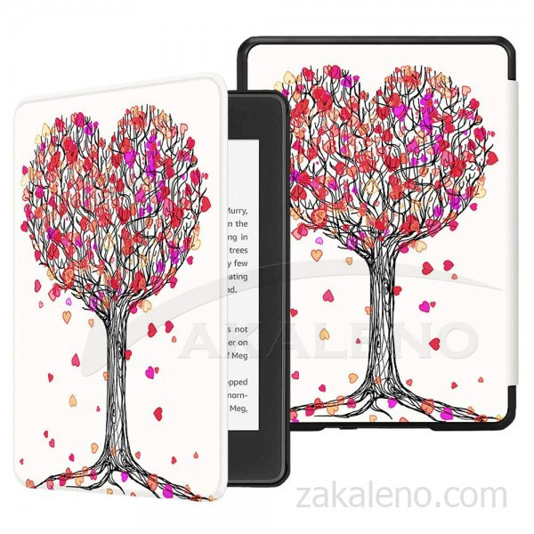 Кожен калъф за Amazon Kindle Paperwhite 4 2018 – Есенна любов