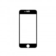 Стъклен протектор за Apple iPhone 7 (черна рамка с цяло лепило)