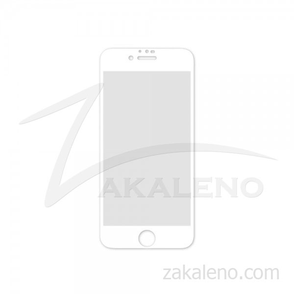 Стъклен протектор за Apple iPhone 7 (бяла рамка с цяло лепило)