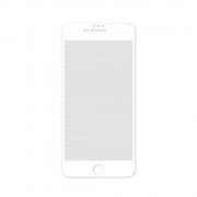 Стъклен протектор за Apple iPhone 8 Plus (бяла рамка с цяло лепило)