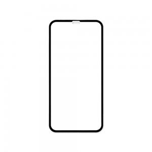 Стъклен протектор за Apple iPhone XR (черна рамка с цяло лепило)