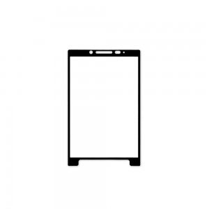 Стъклен протектор за BlackBerry KEY2 (цветна рамка със странично лепило)