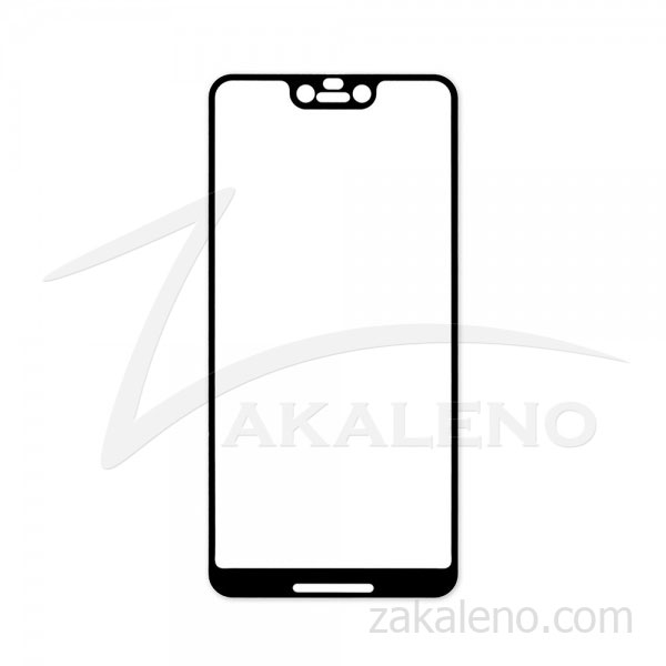 Стъклен протектор за Google Pixel 3 XL (черна рамка с цяло лепило)