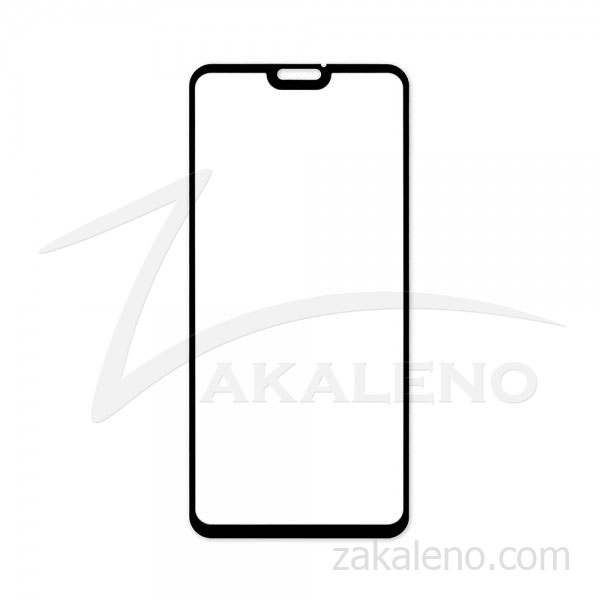 Стъклен протектор за Huawei Y9 2019 (черна рамка с цяло лепило)