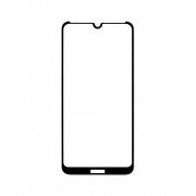 Стъклен протектор за Nokia 3.2 (черна рамка с цяло лепило)