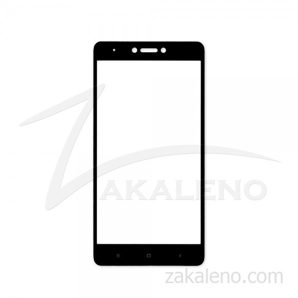 Стъклен протектор за Xiaomi Redmi Note 4X (черна рамка с цяло лепило)