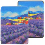 Кожен калъф за Amazon Kindle Paperwhite 4 2018 – Лавандулово поле