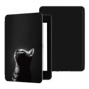 Кожен калъф за Amazon Kindle Paperwhite 4 2018 – Самотна котка