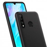 Силиконов калъф гръб за Huawei P30 Lite – черен