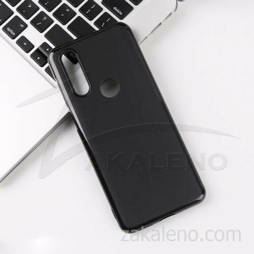 Силиконов калъф гръб за Motorola One Action – черен
