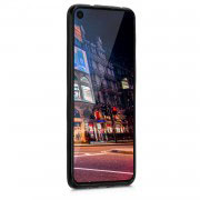Силиконов калъф гръб за Motorola One Vision – черен