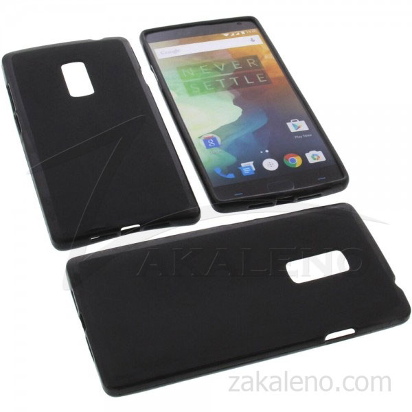 Силиконов калъф гръб за OnePlus Two – черен