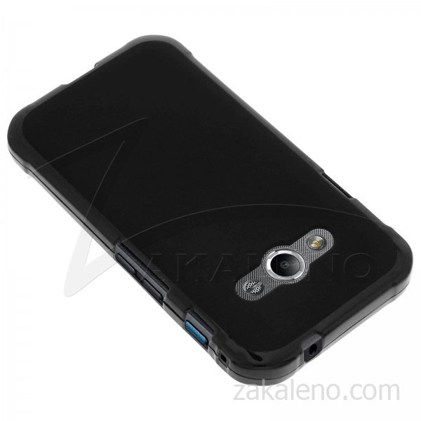 Силиконов калъф гръб за Samsung Galaxy Xcover 3 – черен