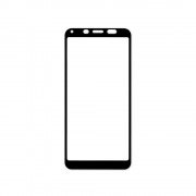 Стъклен протектор за Xiaomi Redmi 7A (черна рамка с цяло лепило)