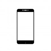 Стъклен протектор за Xiaomi Redmi Go (черна рамка с цяло лепило)