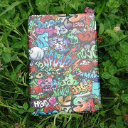 Кожен калъф за Amazon Kindle 2019 – Графити