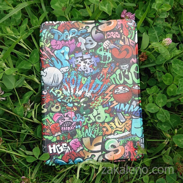 Кожен калъф за Amazon Kindle 2019 – Графити