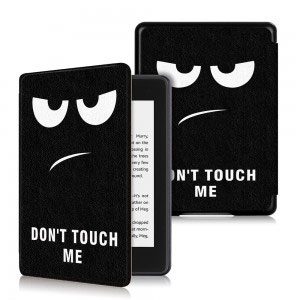 Кожен калъф за Amazon Kindle 8 2016 - Do not touch me