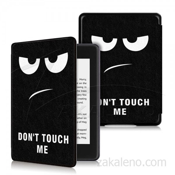 Кожен калъф за Amazon Kindle Paperwhite 1, 2, 3 – Do not touch me