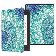 Кожен калъф за Amazon Kindle Paperwhite 1, 2, 3 – Изумрудени илюзии