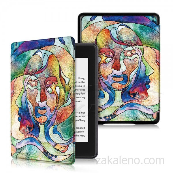 Кожен калъф за Amazon Kindle Paperwhite 1, 2, 3 – Многолика жена