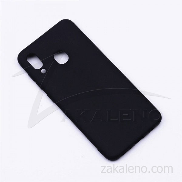 Силиконов калъф гръб за Samsung Galaxy A40 – черен