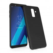 Силиконов калъф гръб за Samsung Galaxy A6+ Plus 2018 – черен