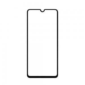 Стъклен протектор за Samsung Galaxy A70s (черна рамка с цяло лепило)