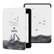 Кожен калъф за Amazon Kindle Paperwhite 4 2018 – Time to travel