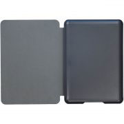 Кожен калъф за Amazon Kindle Paperwhite 1, 2, 3 – Тъмносива текстура