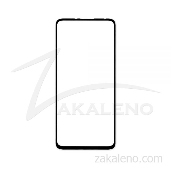 Стъклен протектор за Samsung Galaxy A60 (черна рамка с цяло лепило)