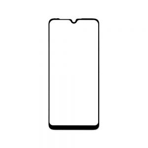 Стъклен протектор за Xiaomi Mi A3 (черна рамка с цяло лепило)